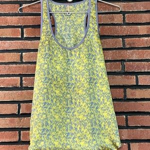 Robin K Yellow Tank Top SZ - S